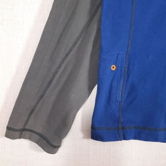 Eddie Bauer Men's FreeDry Athletic Track Shirt Size XL Quarter Zip Colorblock - Picture 5 of 12